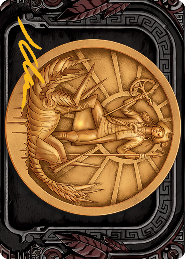 Captain Lannery Storm Art Card (Gold-Stamped Signature) [March of the Machine Art Series] | Yard's Games Ltd