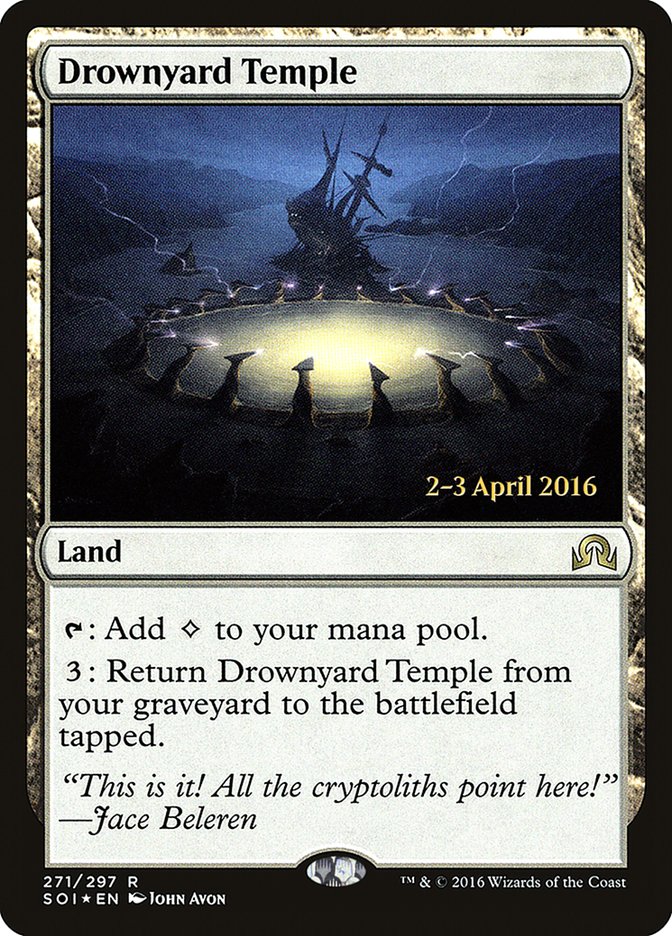 Drownyard Temple [Shadows over Innistrad Prerelease Promos] | Yard's Games Ltd