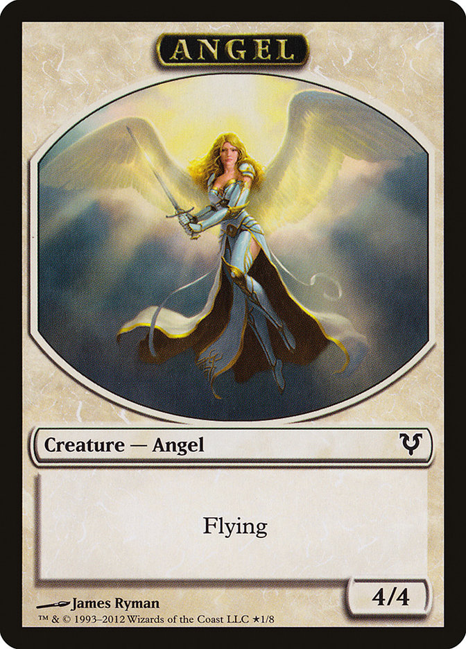 Angel // Demon Double-Sided Token [Open the Helvault] | Yard's Games Ltd