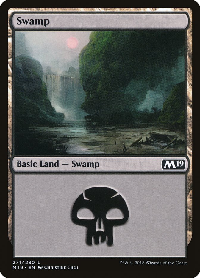 Swamp (271) [Core Set 2019] | Yard's Games Ltd