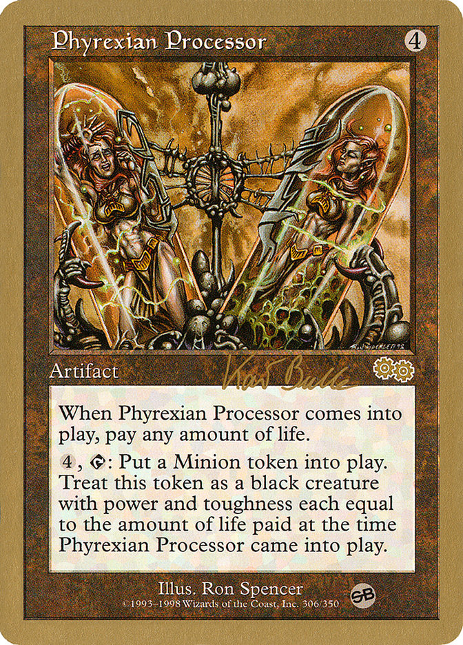 Phyrexian Processor (Kai Budde) (SB) [World Championship Decks 1999] | Yard's Games Ltd