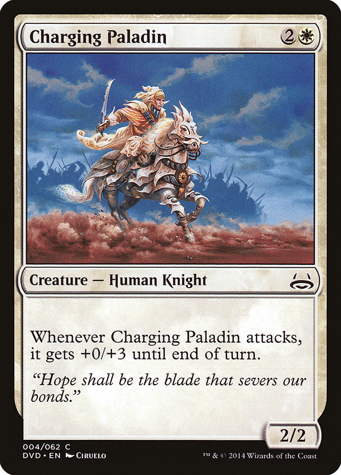 Charging Paladin (Divine vs. Demonic) [Duel Decks Anthology] | Yard's Games Ltd