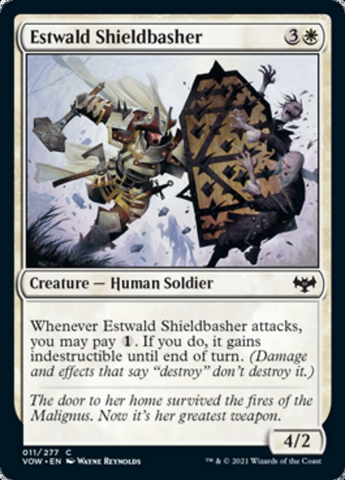 Estwald Shieldbasher [Innistrad: Crimson Vow] | Yard's Games Ltd