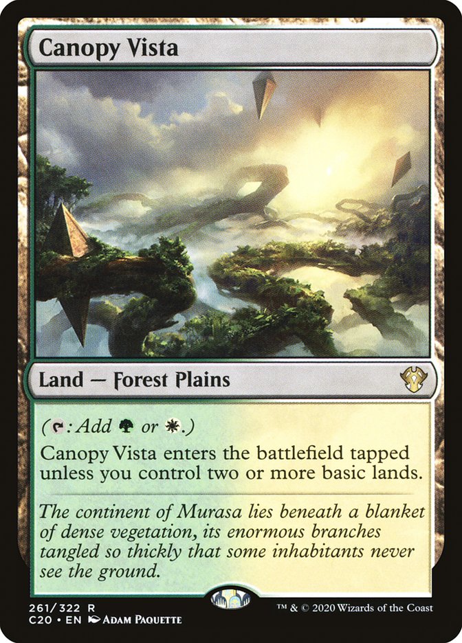 Canopy Vista [Commander 2020] | Yard's Games Ltd