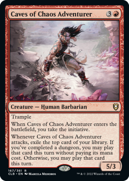 Caves of Chaos Adventurer [Commander Legends: Battle for Baldur's Gate] | Yard's Games Ltd