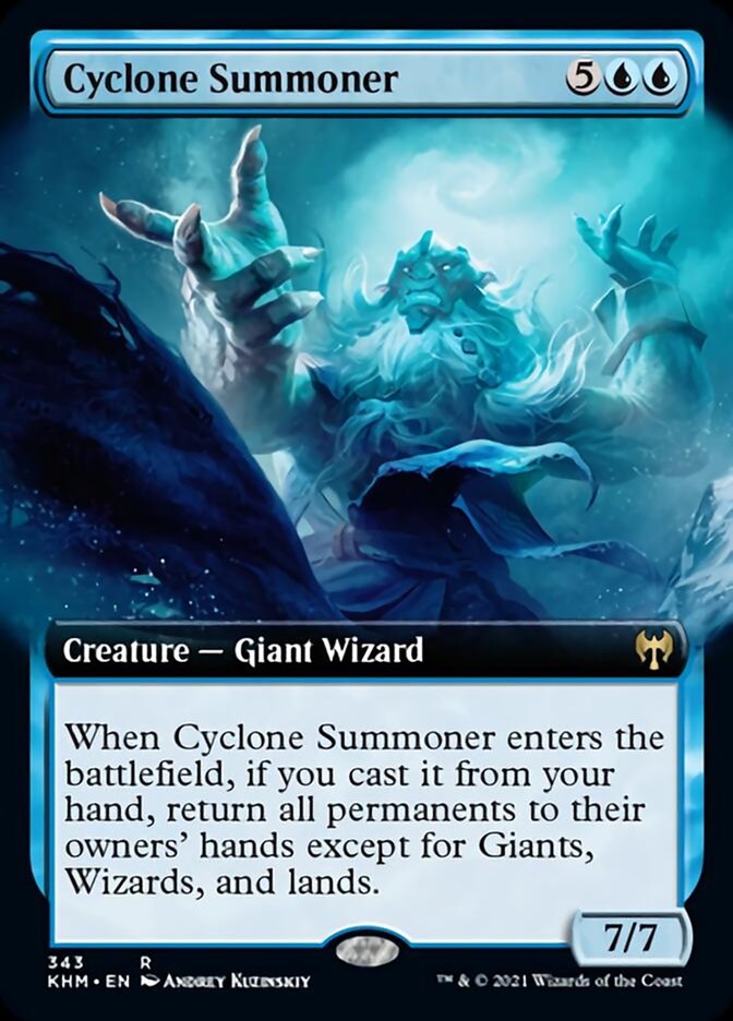 Cyclone Summoner (Extended Art) [Kaldheim] | Yard's Games Ltd