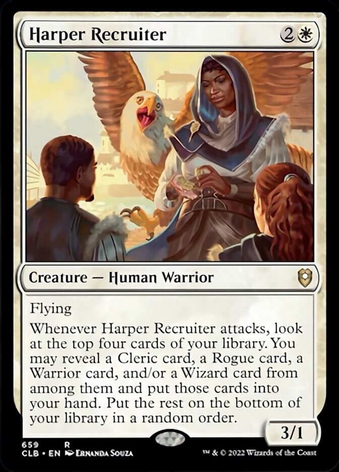 Harper Recruiter [Commander Legends: Battle for Baldur's Gate] | Yard's Games Ltd