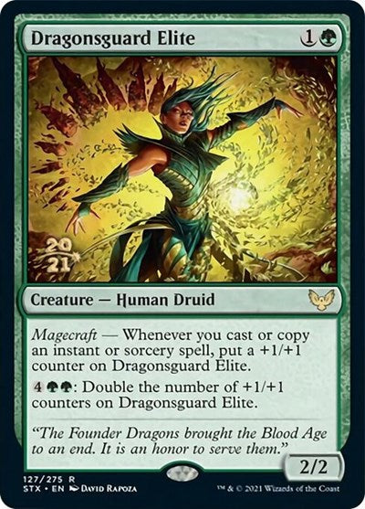 Dragonsguard Elite [Strixhaven: School of Mages Prerelease Promos] | Yard's Games Ltd