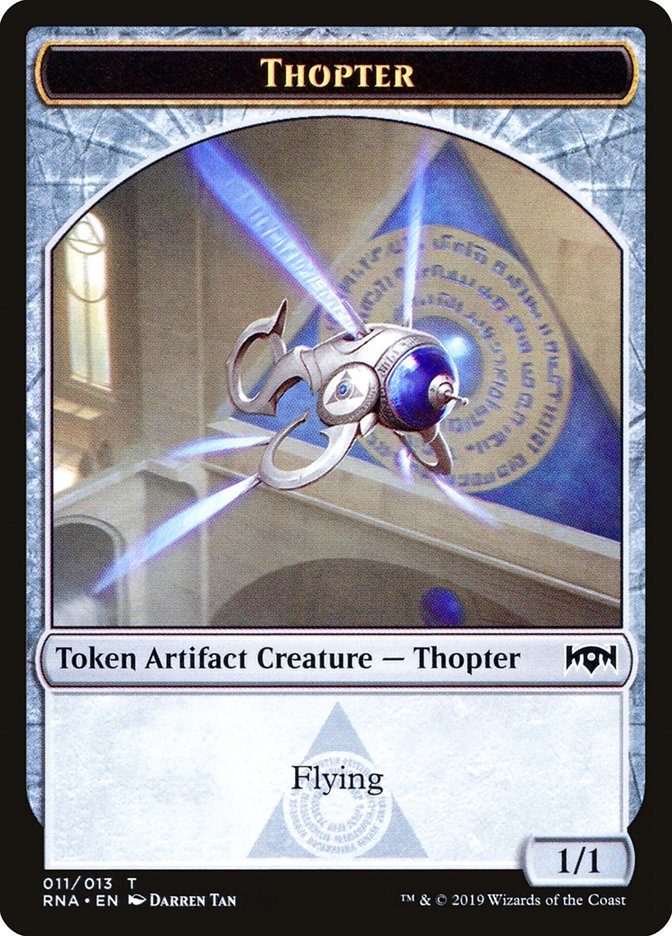 Bird // Thopter Double-Sided Token [Ravnica Allegiance Guild Kit Tokens] | Yard's Games Ltd