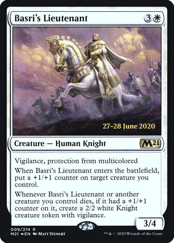 Basri's Lieutenant [Core Set 2021 Prerelease Promos] | Yard's Games Ltd