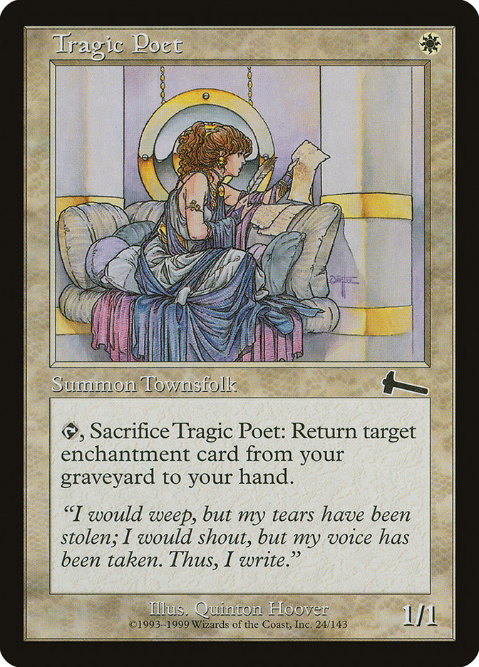 Tragic Poet [Urza's Legacy] | Yard's Games Ltd