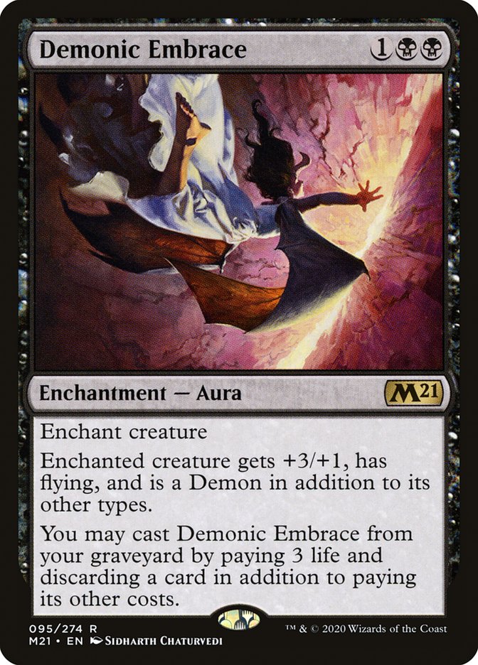 Demonic Embrace [Core Set 2021] | Yard's Games Ltd