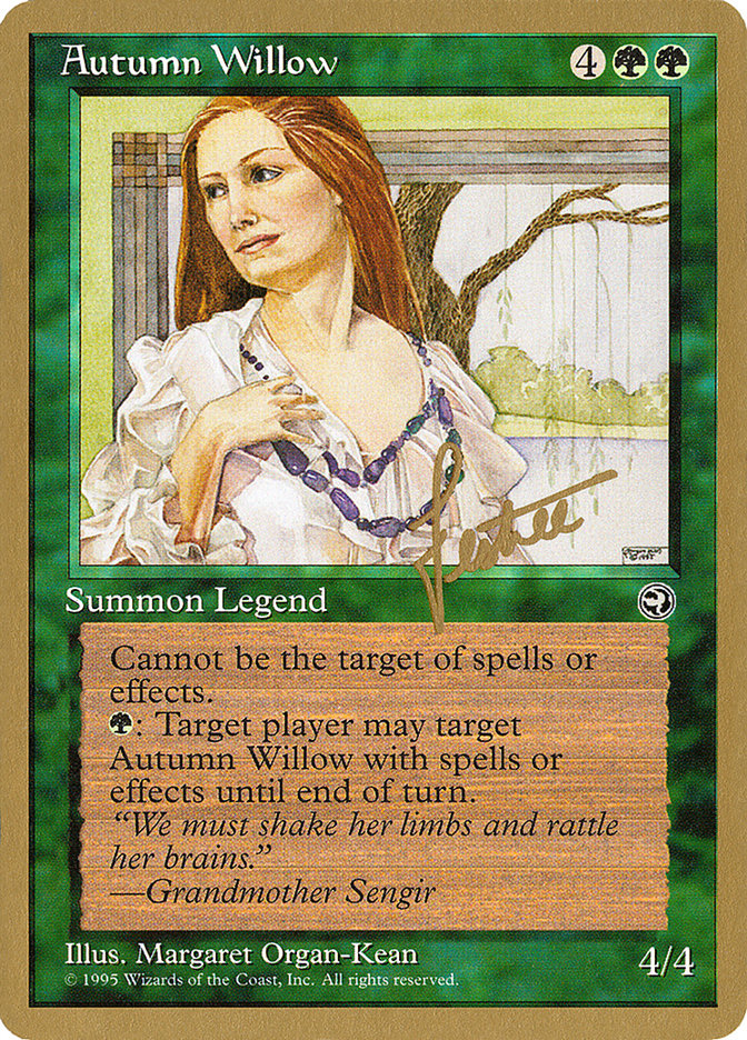 Autumn Willow (Bertrand Lestree) [Pro Tour Collector Set] | Yard's Games Ltd