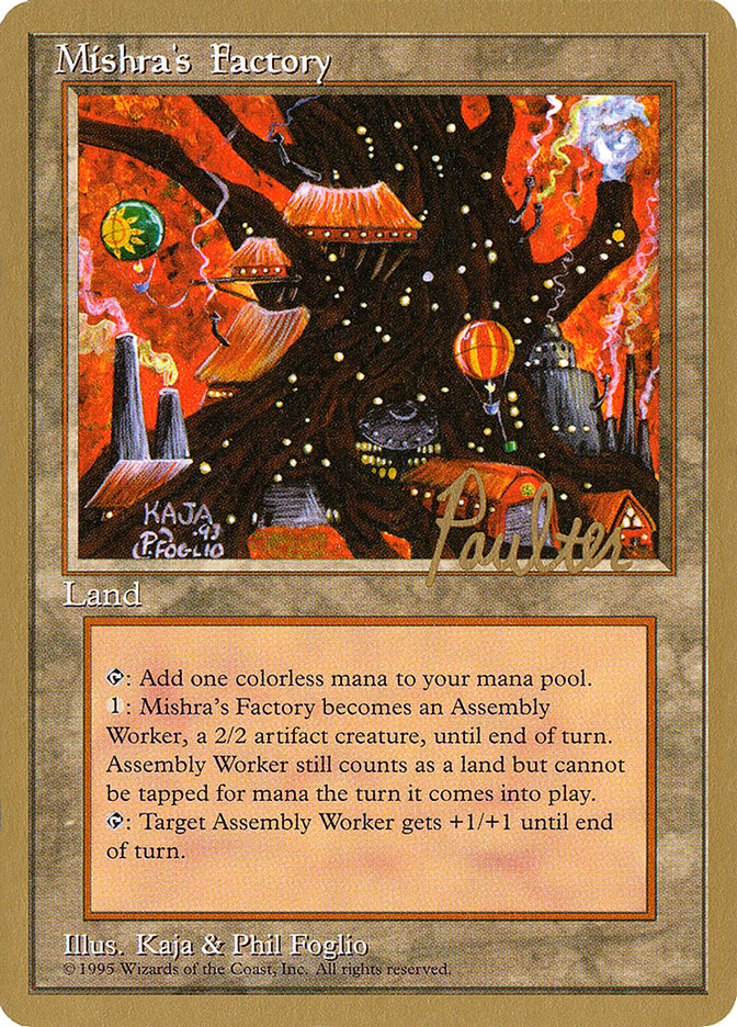 Mishra's Factory (Preston Poulter) [Pro Tour Collector Set] | Yard's Games Ltd