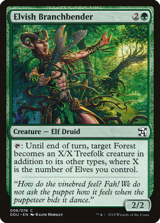 Elvish Branchbender [Duel Decks: Elves vs. Inventors] | Yard's Games Ltd