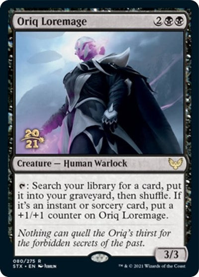 Oriq Loremage [Strixhaven: School of Mages Prerelease Promos] | Yard's Games Ltd