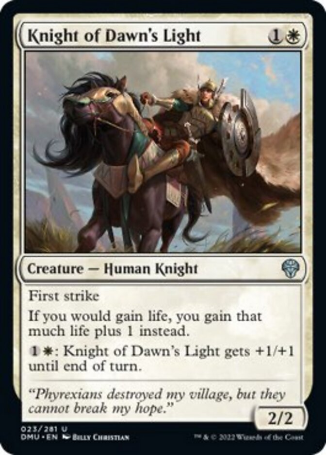 Knight of Dawn's Light [Dominaria United] | Yard's Games Ltd