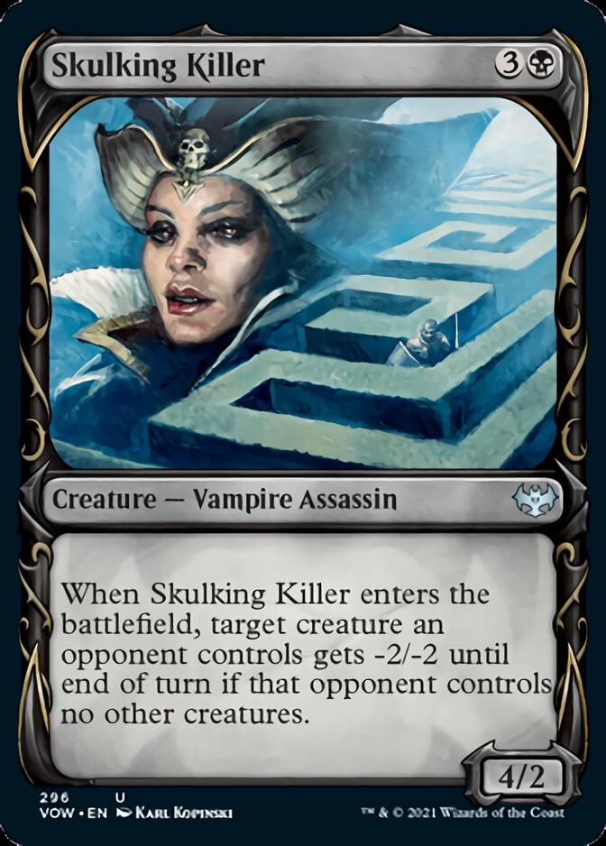 Skulking Killer (Showcase Fang Frame) [Innistrad: Crimson Vow] | Yard's Games Ltd