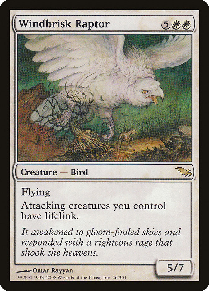 Windbrisk Raptor [Shadowmoor] | Yard's Games Ltd