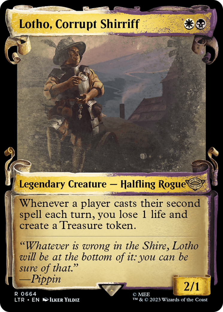 Lotho, Corrupt Shirriff [The Lord of the Rings: Tales of Middle-Earth Showcase Scrolls] | Yard's Games Ltd