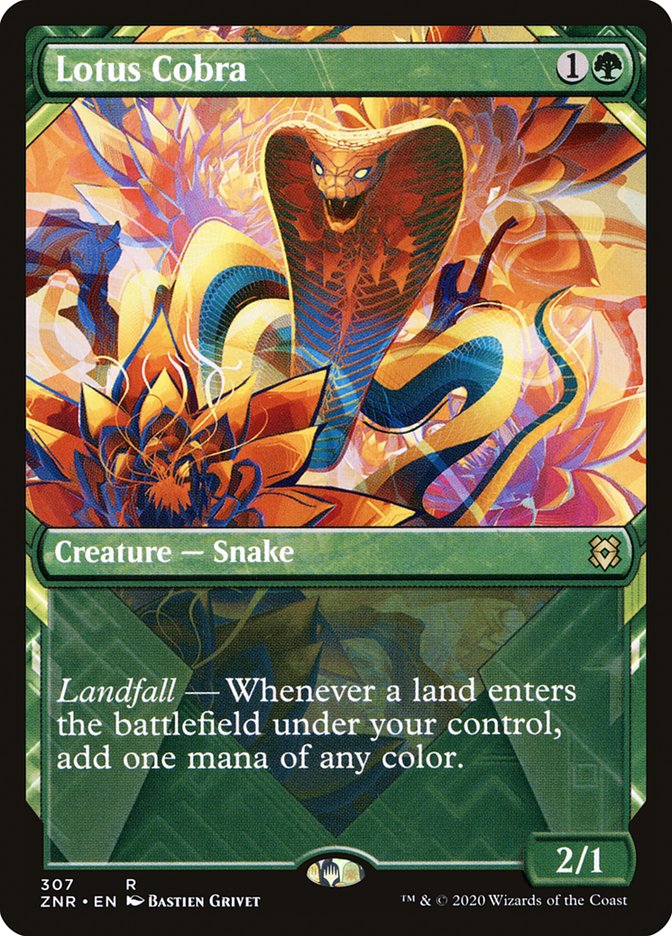 Lotus Cobra (Showcase) [Zendikar Rising] | Yard's Games Ltd