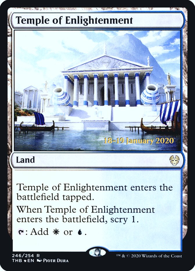 Temple of Enlightenment [Theros Beyond Death Prerelease Promos] | Yard's Games Ltd