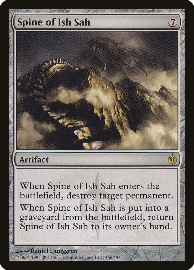 Spine of Ish Sah [Mirrodin Besieged] | Yard's Games Ltd