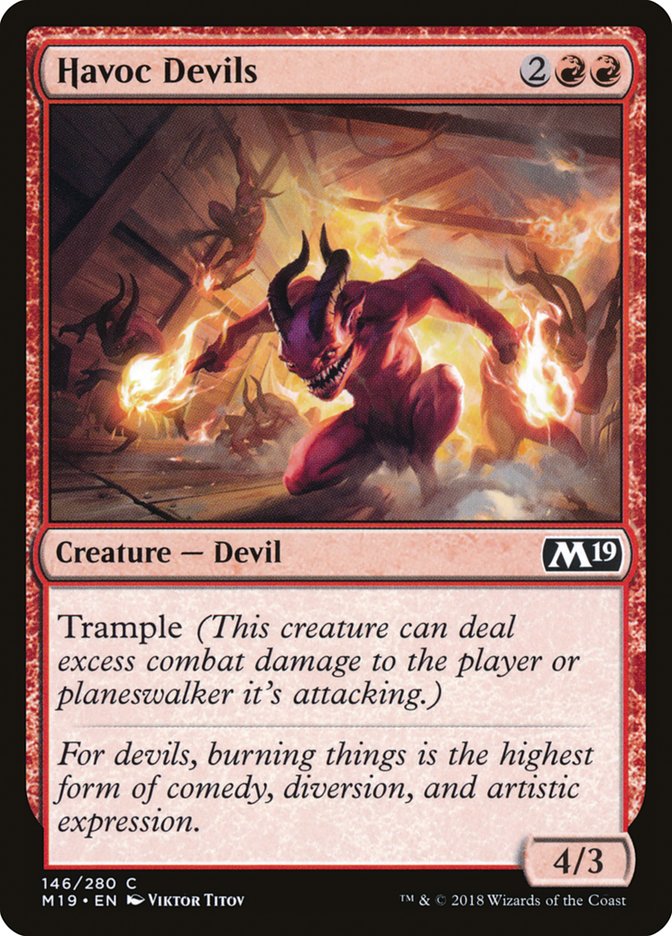 Havoc Devils [Core Set 2019] | Yard's Games Ltd