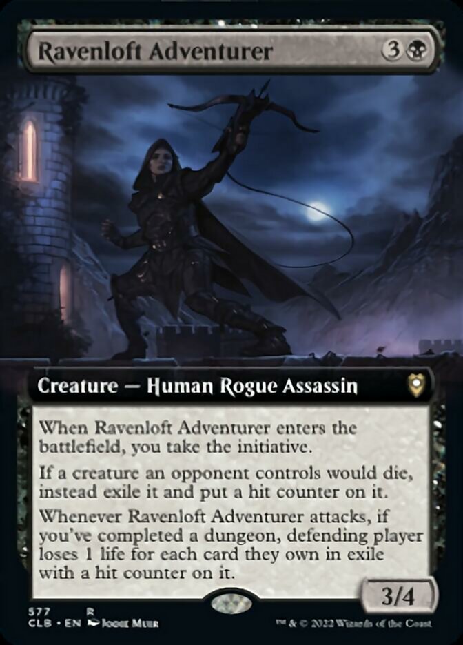 Ravenloft Adventurer (Extended Art) [Commander Legends: Battle for Baldur's Gate] | Yard's Games Ltd