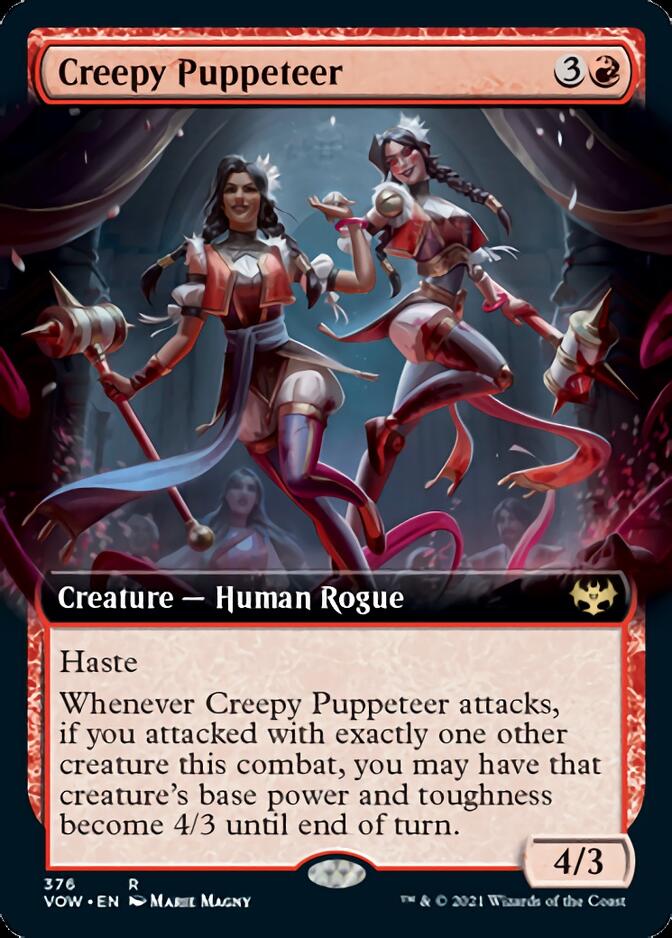 Creepy Puppeteer (Extended Art) [Innistrad: Crimson Vow] | Yard's Games Ltd