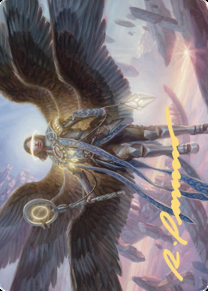 Angel of Destiny Art Card (Gold-Stamped Signature) [Zendikar Rising Art Series] | Yard's Games Ltd