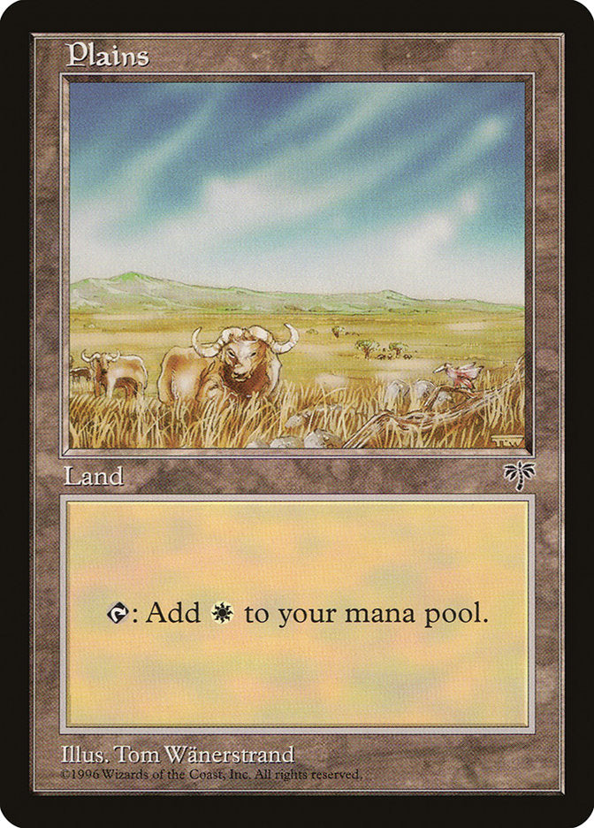 Plains (Oxen / Signature on Right) [Mirage] | Yard's Games Ltd