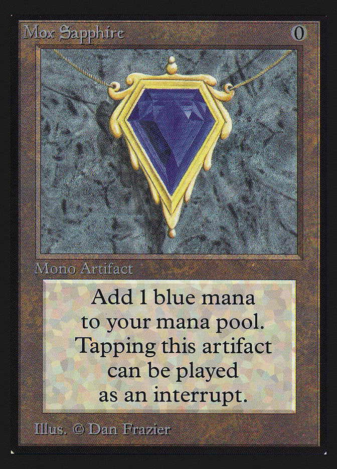 Mox Sapphire [Collectors' Edition] | Yard's Games Ltd