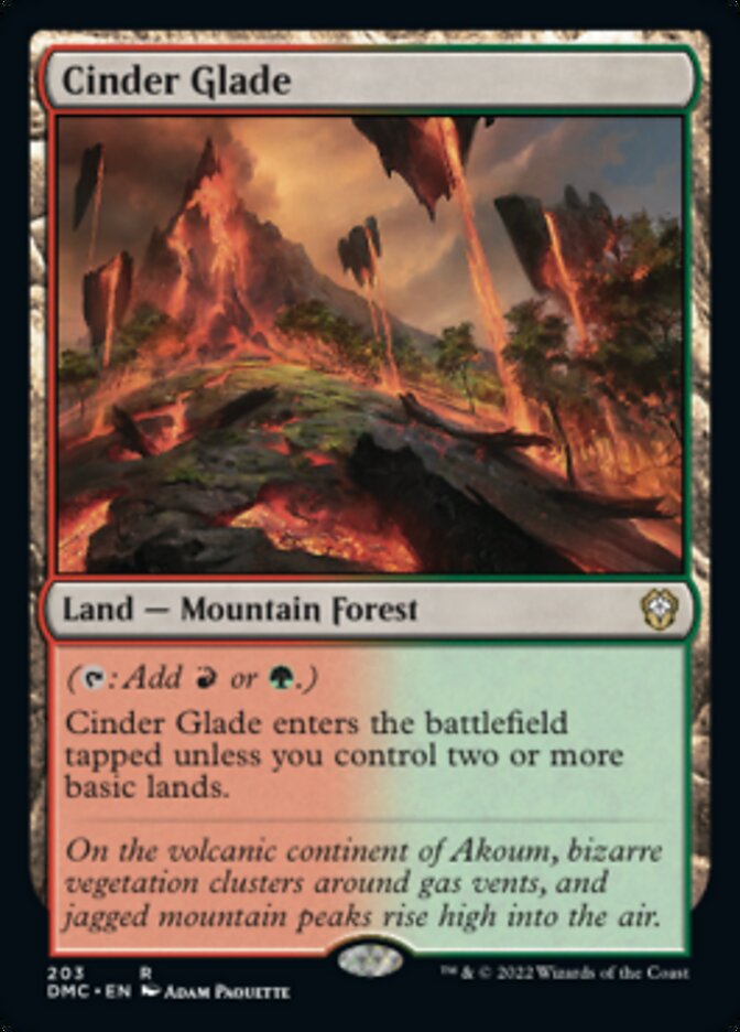 Cinder Glade [Dominaria United Commander] | Yard's Games Ltd