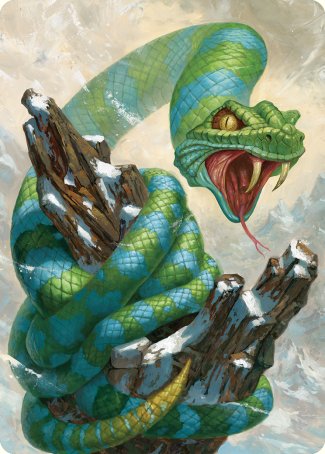 Ohran Frostfang Art Card [Commander Masters Art Series] | Yard's Games Ltd