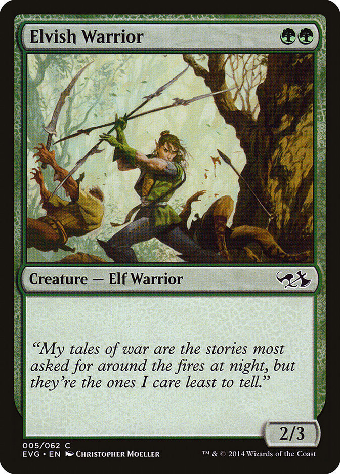 Elvish Warrior (Elves vs. Goblins) [Duel Decks Anthology] | Yard's Games Ltd