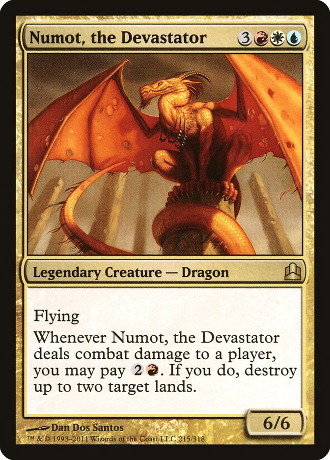 Numot, the Devastator [Commander 2011] | Yard's Games Ltd