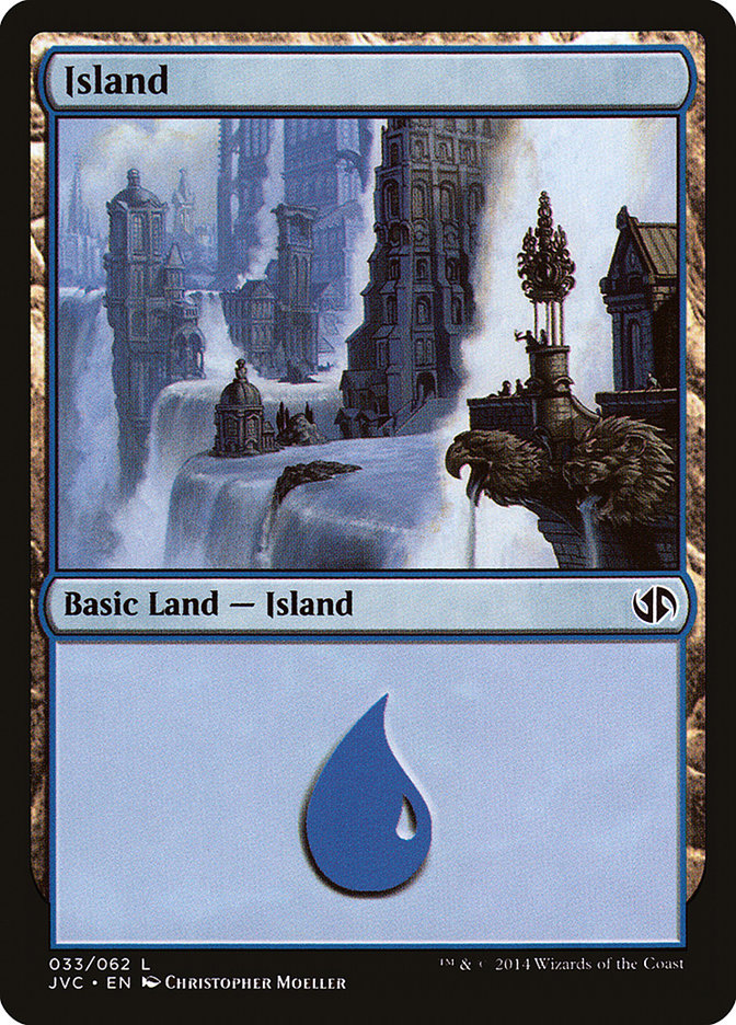 Island (33) [Duel Decks Anthology] | Yard's Games Ltd