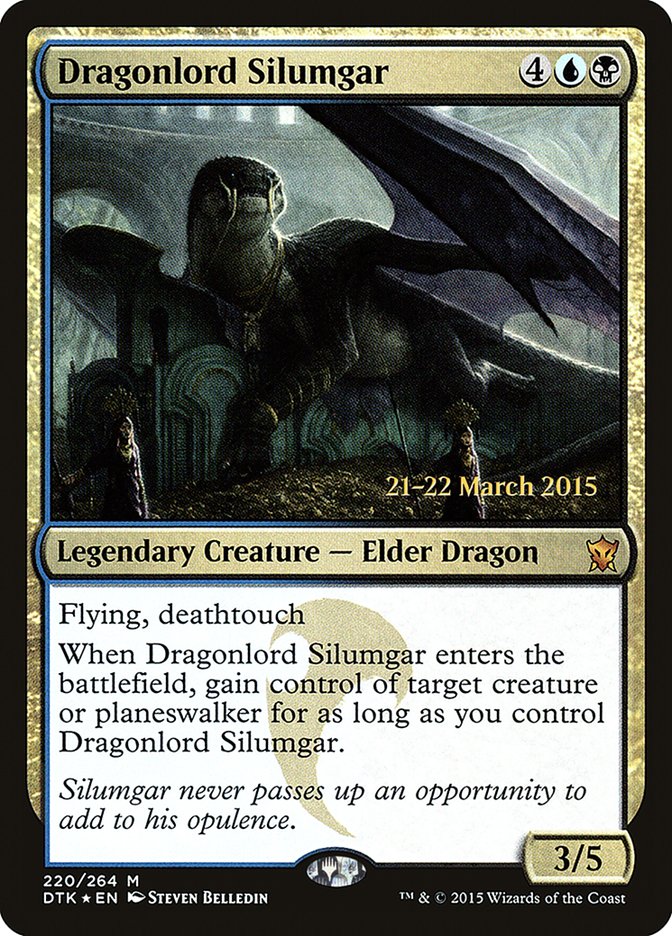 Dragonlord Silumgar [Dragons of Tarkir Prerelease Promos] | Yard's Games Ltd