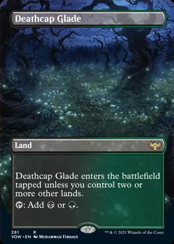 Deathcap Glade (Borderless Alternate Art) [Innistrad: Crimson Vow] | Yard's Games Ltd