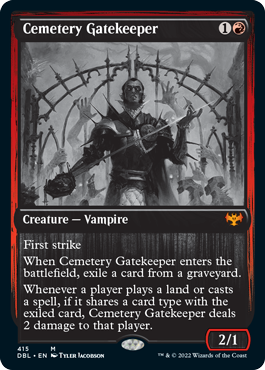 Cemetery Gatekeeper [Innistrad: Double Feature] | Yard's Games Ltd