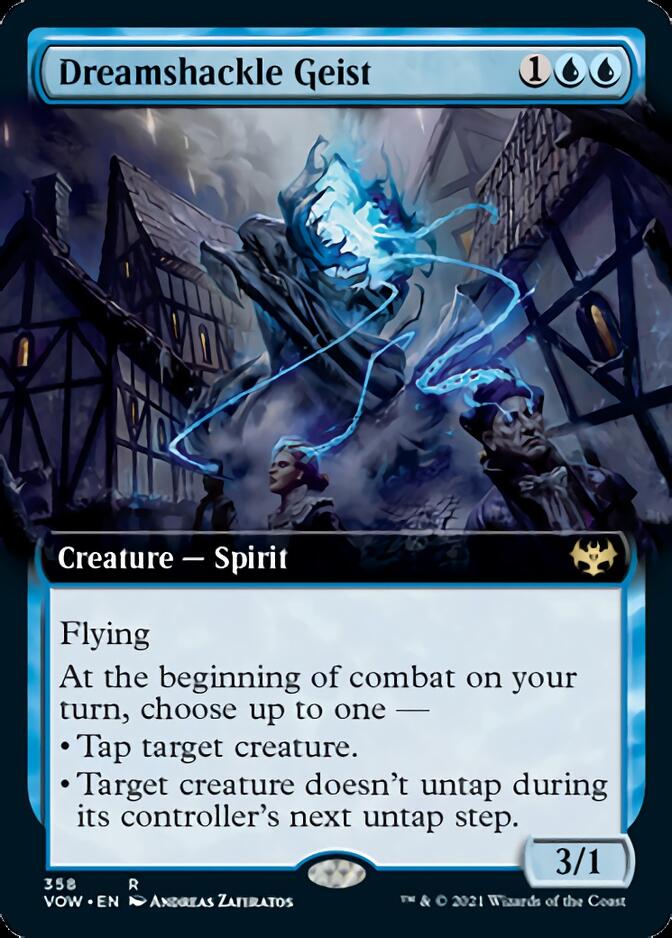 Dreamshackle Geist (Extended Art) [Innistrad: Crimson Vow] | Yard's Games Ltd