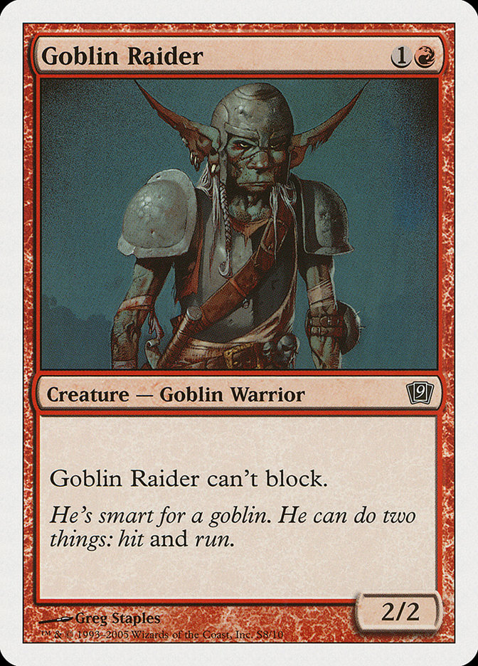 Goblin Raider [Ninth Edition] | Yard's Games Ltd