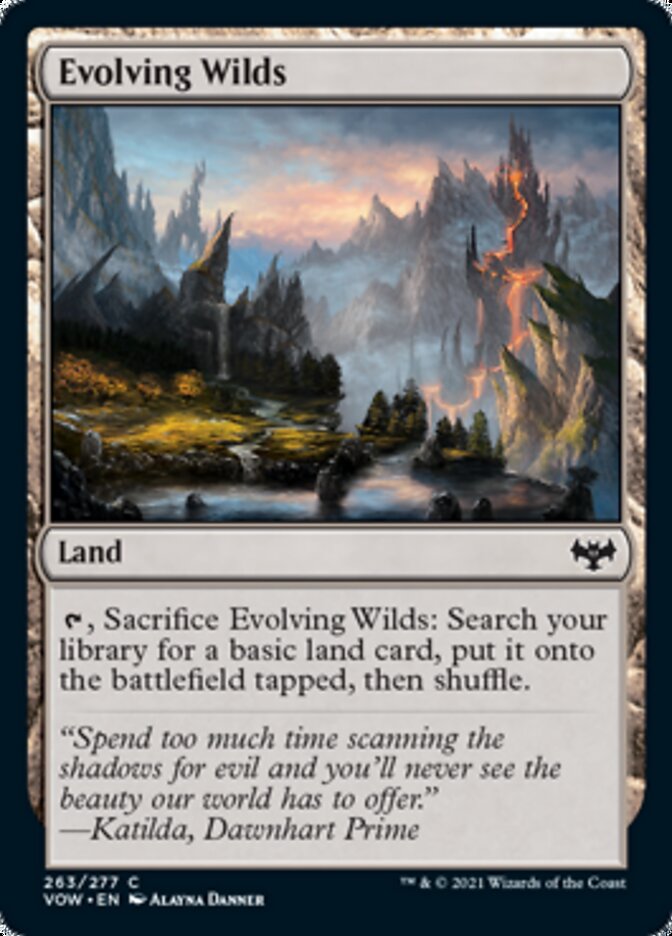 Evolving Wilds [Innistrad: Crimson Vow] | Yard's Games Ltd