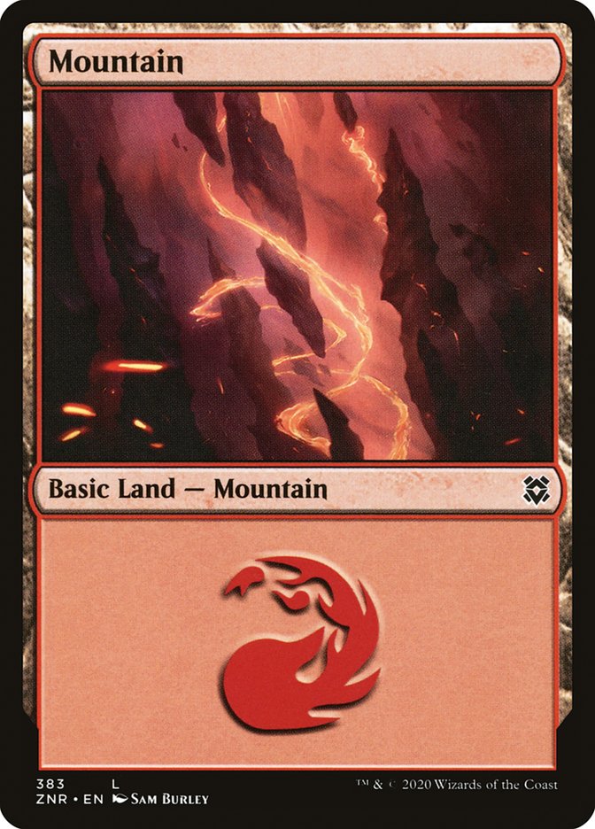 Mountain (383) [Zendikar Rising] | Yard's Games Ltd