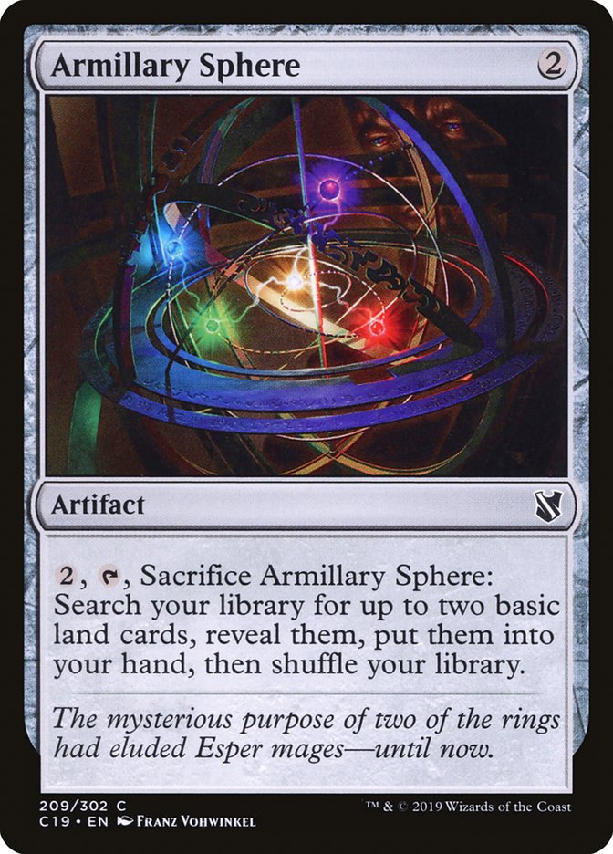 Armillary Sphere [Commander 2019] | Yard's Games Ltd