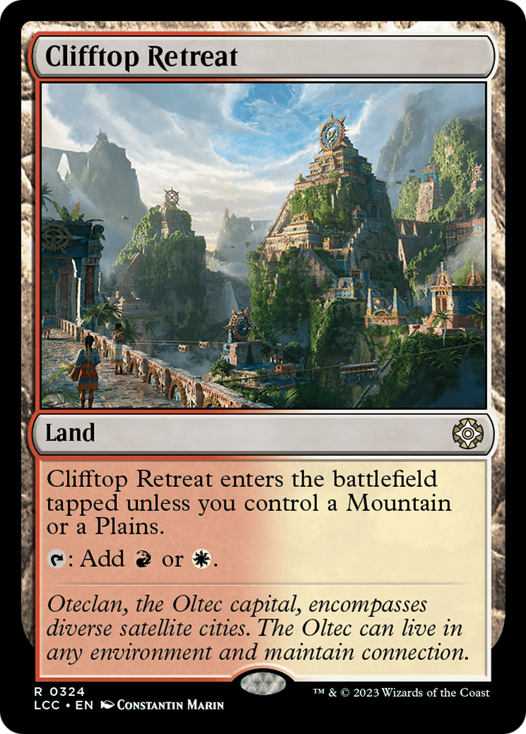 Clifftop Retreat [The Lost Caverns of Ixalan Commander] | Yard's Games Ltd