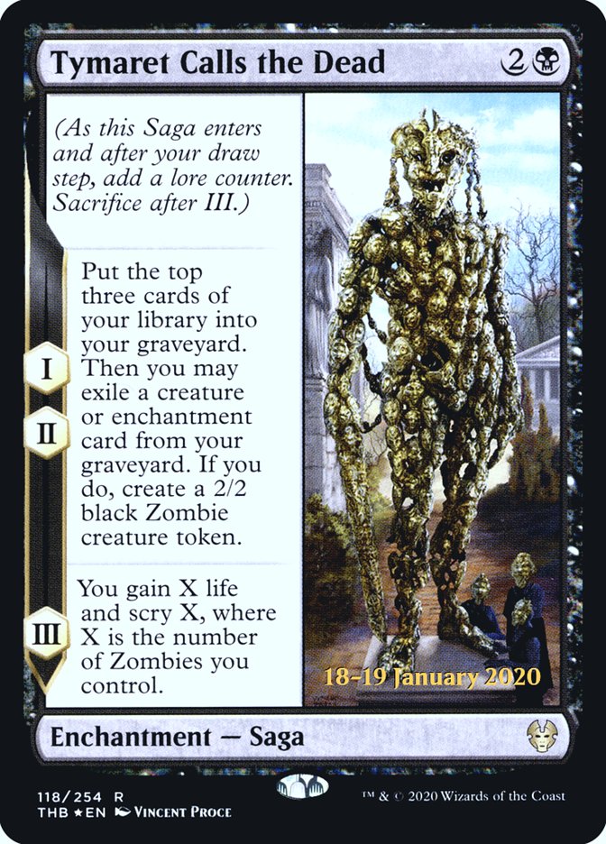 Tymaret Calls the Dead [Theros Beyond Death Prerelease Promos] | Yard's Games Ltd