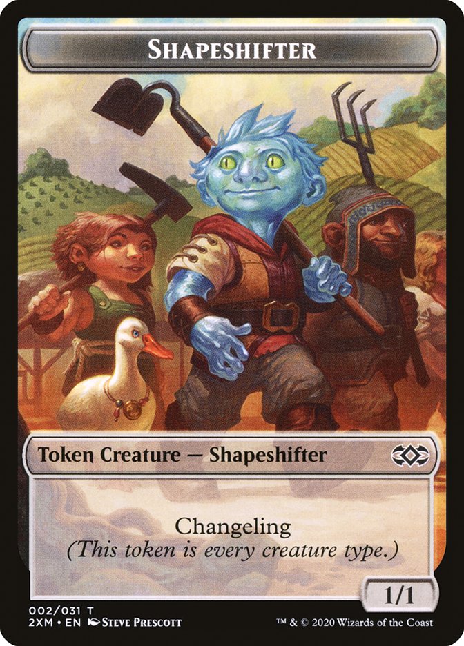 Shapeshifter Token [Double Masters Tokens] | Yard's Games Ltd