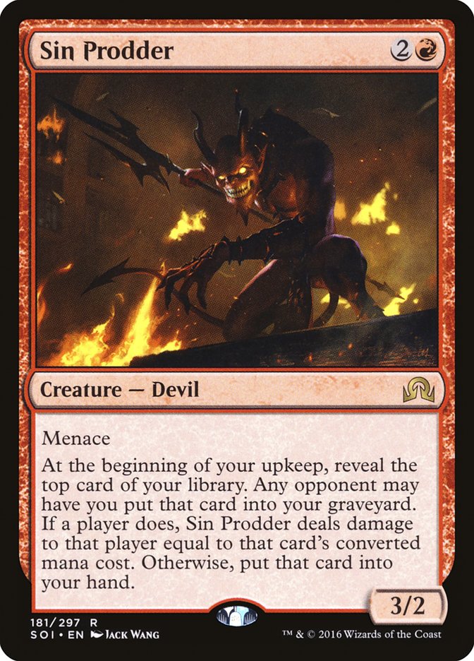 Sin Prodder [Shadows over Innistrad] | Yard's Games Ltd